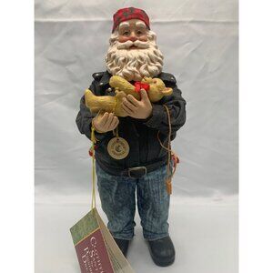 Clothique Santa Motorcycle Biker Possible Dreams North Pole Jacket Jeans Teddy